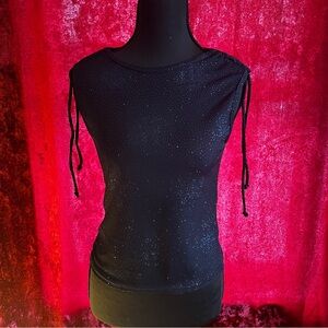 Sleeveless Going Out Shimmer Top